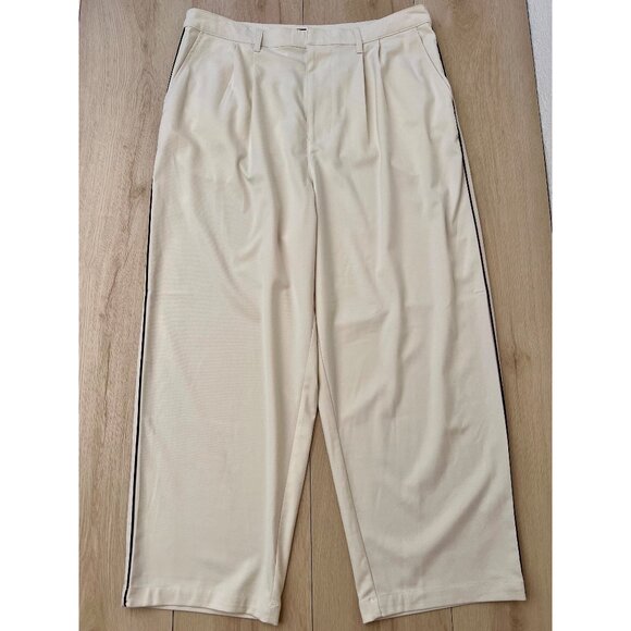 NWT Standard Cloth Jason Piping Pleated Trouser Pant Size 38 / Eclectic Grandpa - Picture 2 of 12